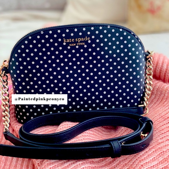 KATE SPADE | Black Polka Dot Purse Crossbody - Picture 4 of 7